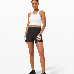 Lululemon Wunder Train High-Rise Short, 4", Black, Ladies Size 8